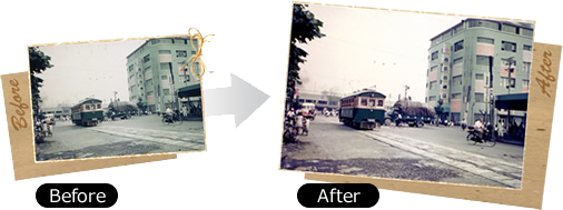 写真の復元